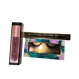 NEW IN BOX Tarte bundle; Maneater Blush & Glow, Maneater Eyeliner, and Lashes
